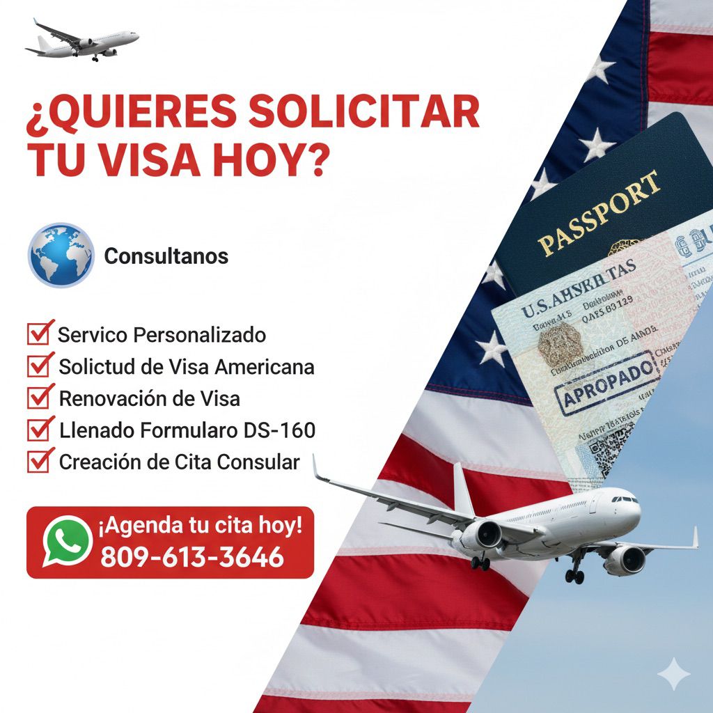 Solicitud de Visa Americana (B1/B2 y otras categorías)